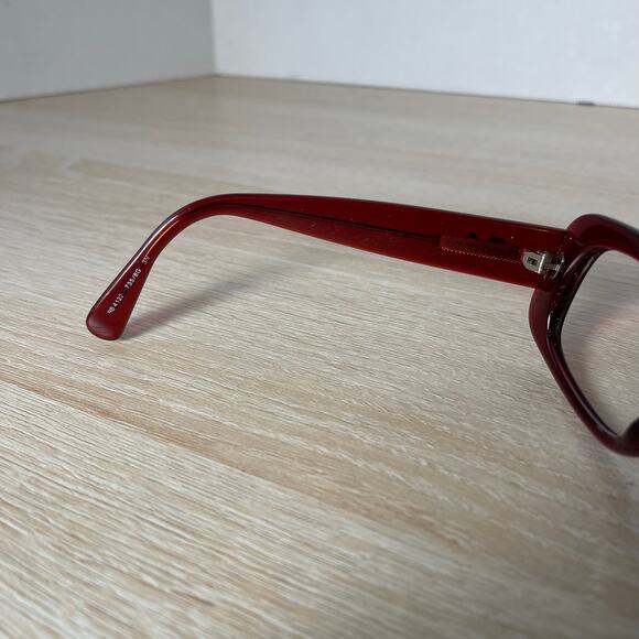 Ray-Ban RB4122 735/8G Sunglasses Red FRAMES ONLY Vintage - Picture 4 of 8